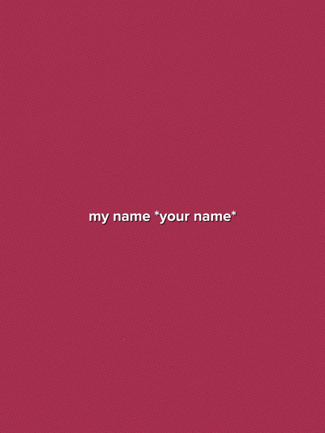 All About Me. 