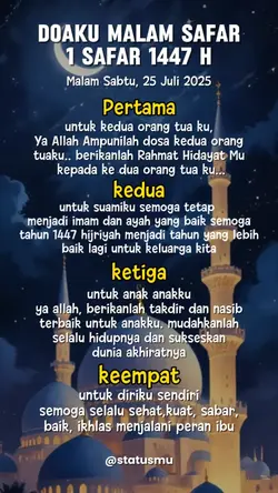 Doa Malam Safar