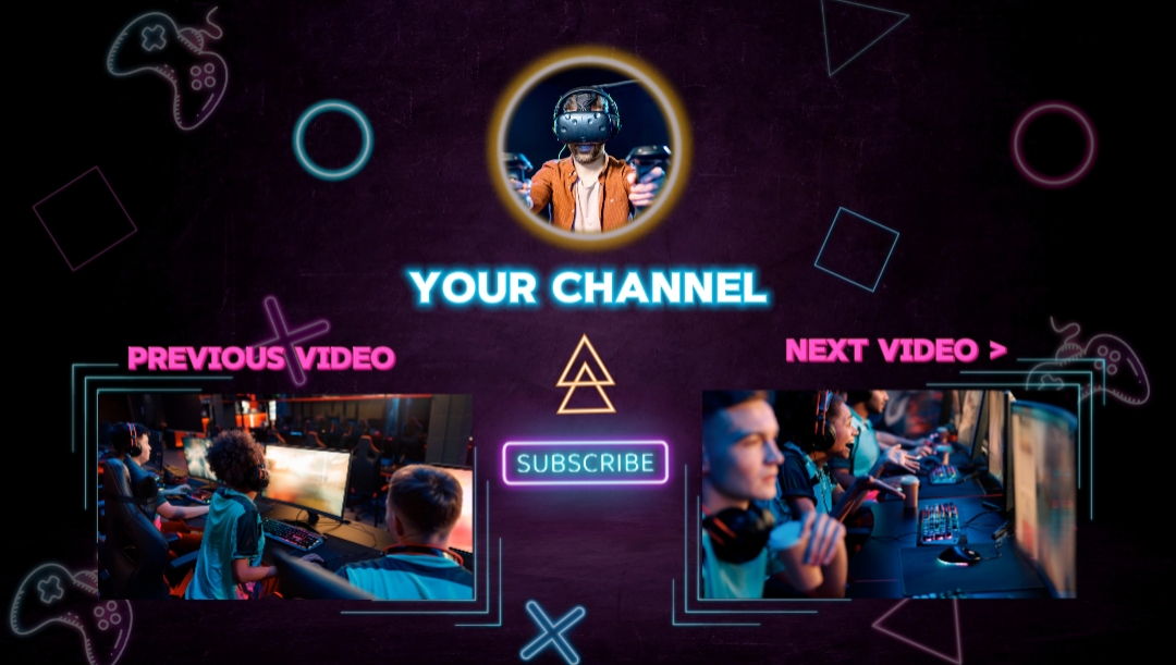 Blue Pink Outro Game