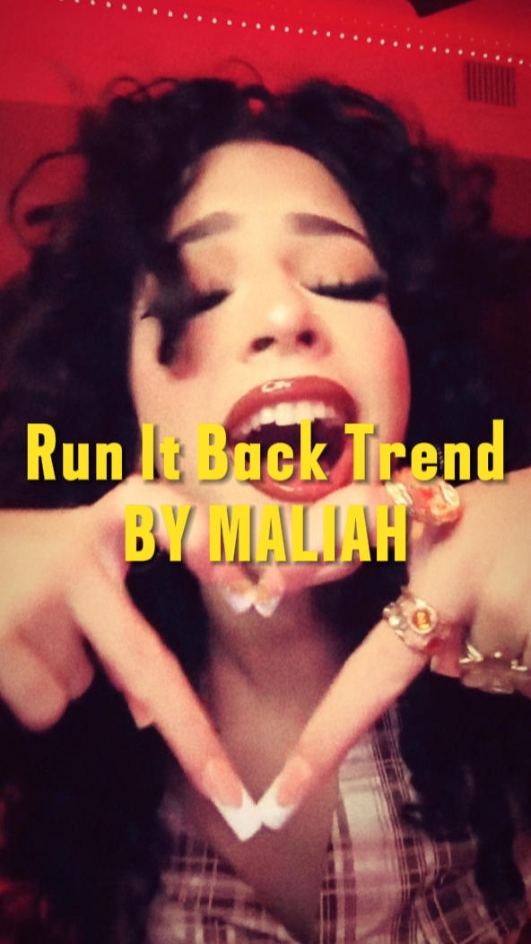 RUN IT BACK TENDANCE