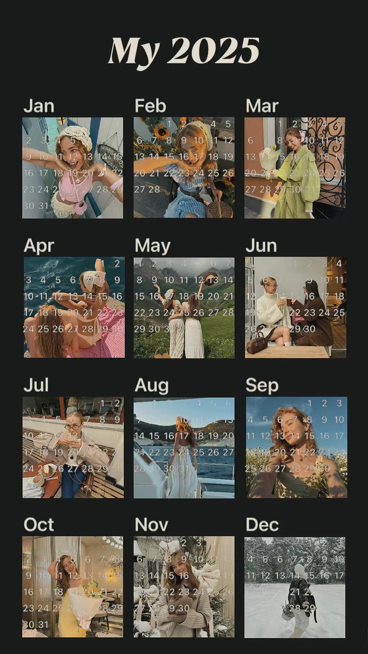 Kalender 2025 saya🗓️
