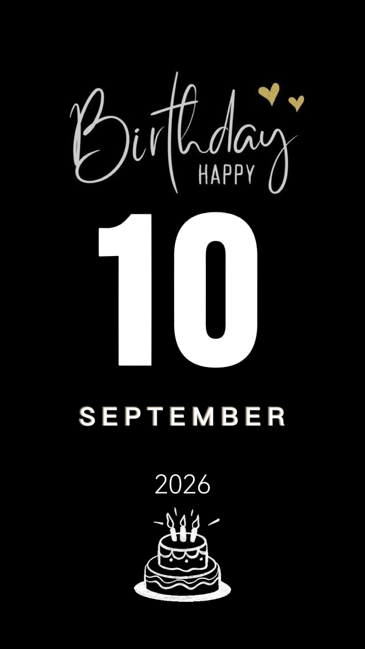 Birthday 10 SEPT 