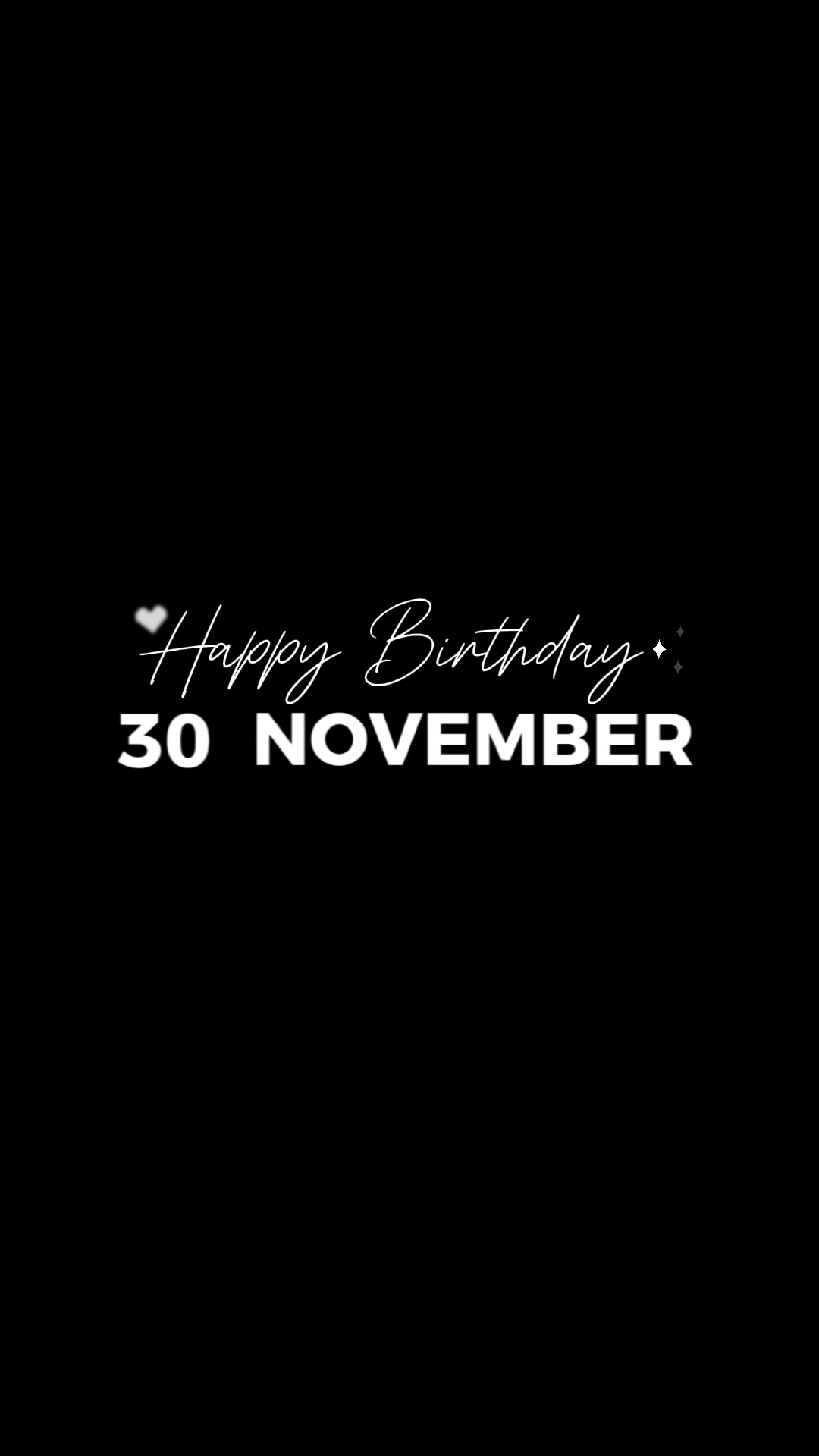 30 NOVEMBER BIRTHDAY