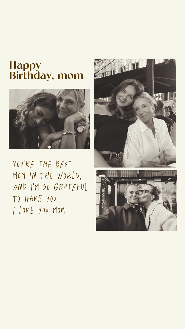 Feliz aniversário mãe 