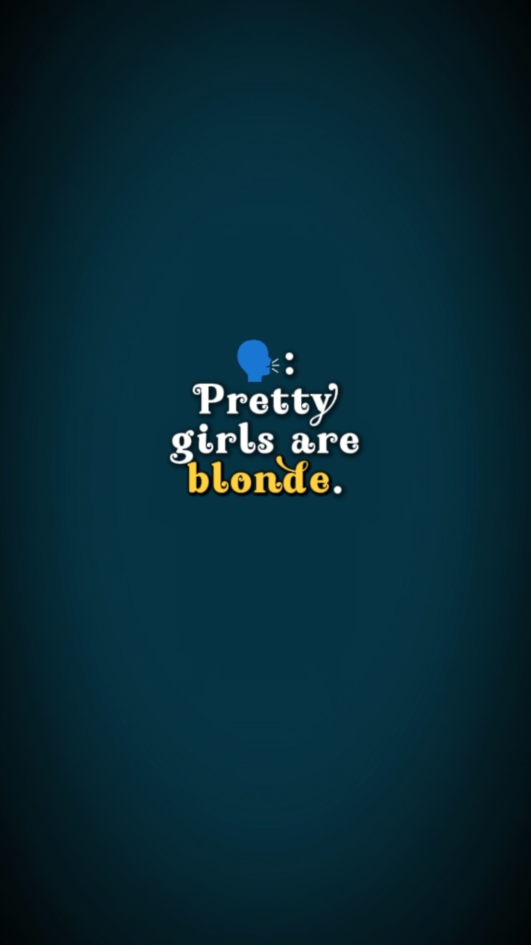 Jolie blonde