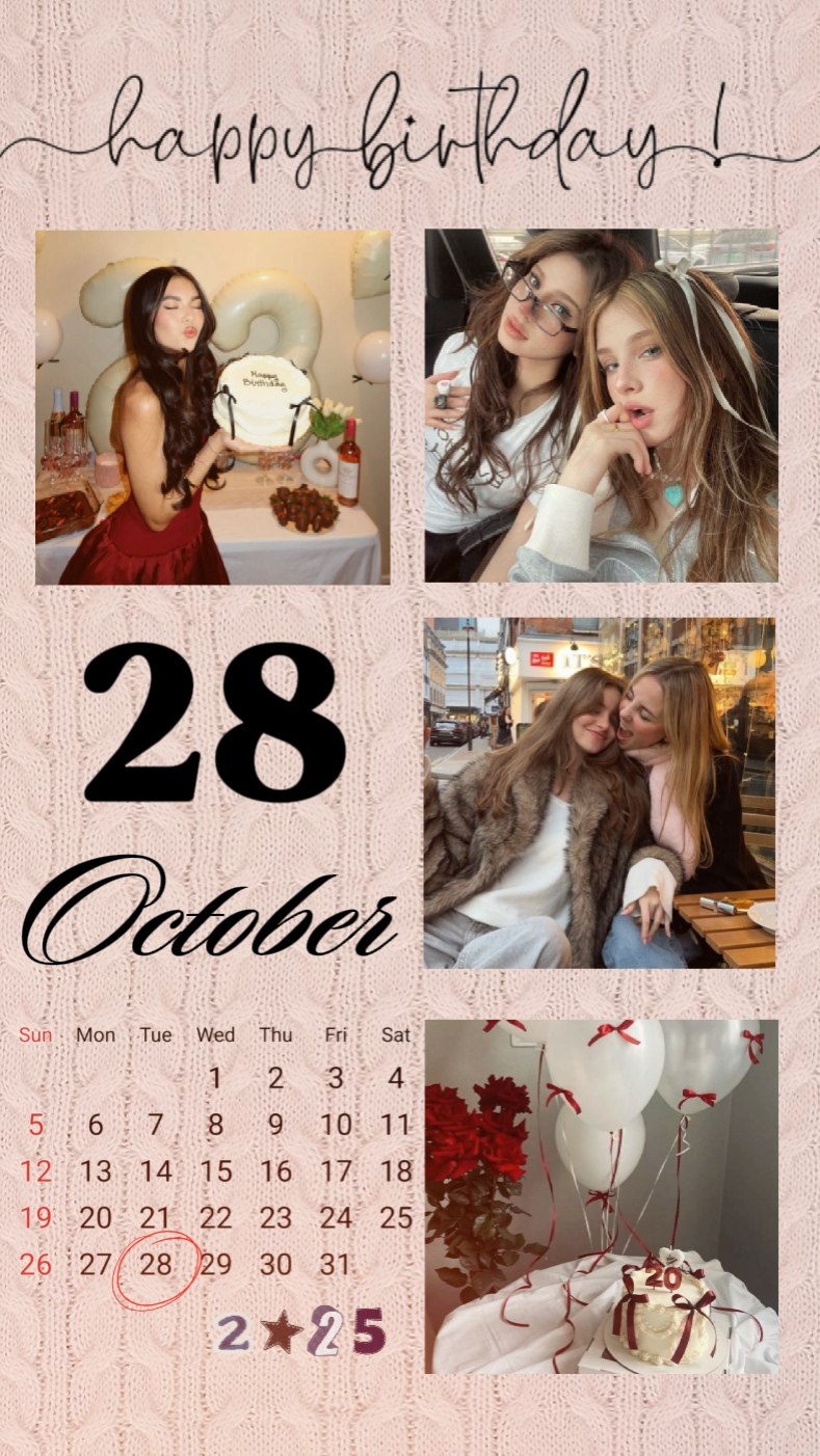 ANNIVERSAIRE LE 28 OCTOBRE