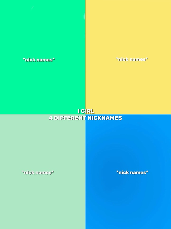 4differentnickname