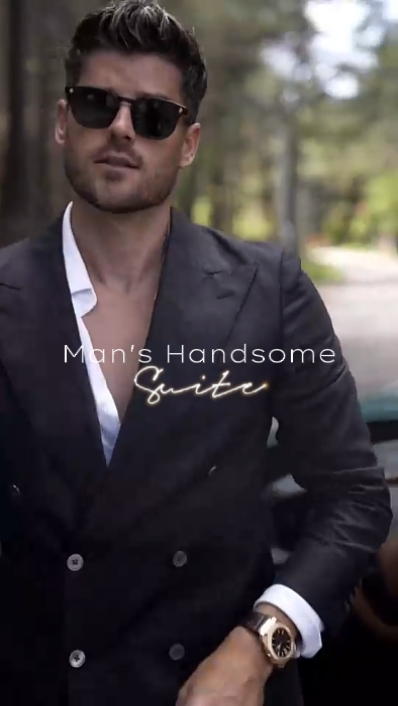 Traje guapo de hombre