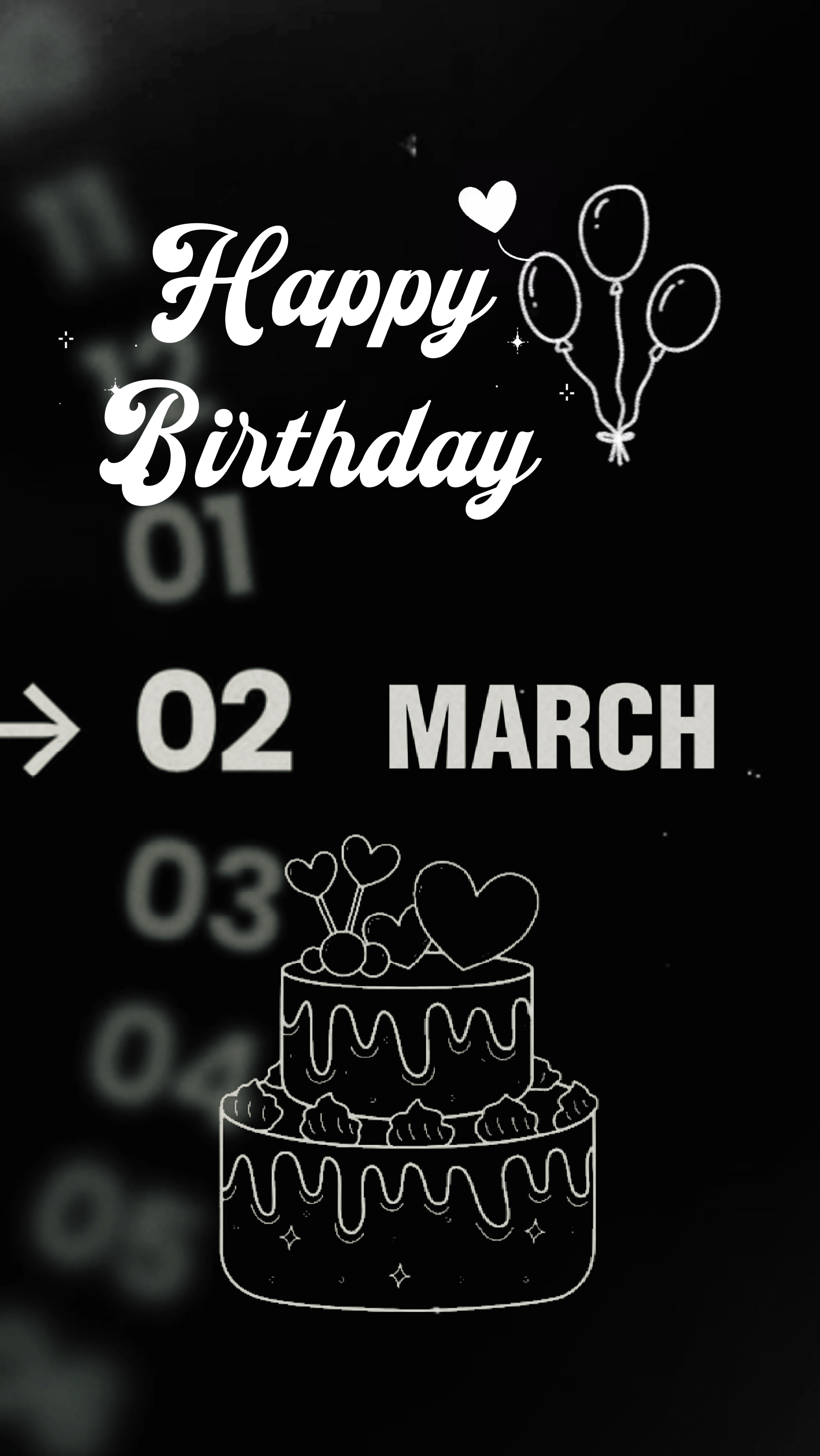 02 MARS ANNIVERSAIRE