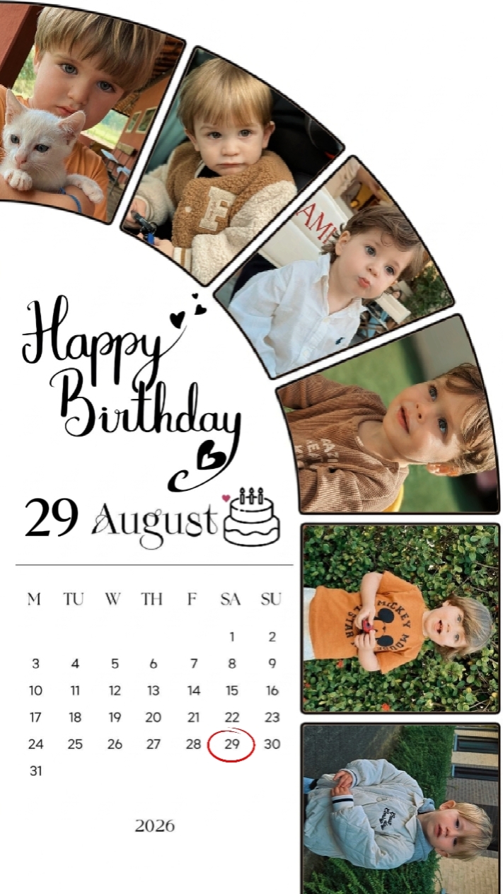 CUMPLEAÑOS HIJO 29 DE AGOSTO
