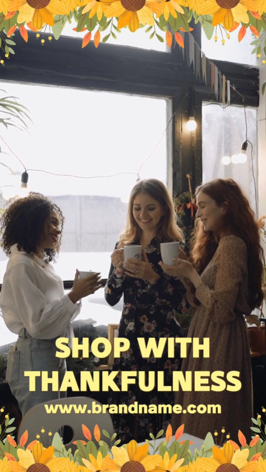 Presente de Ação de Graças Cozy Bright TikTok Style