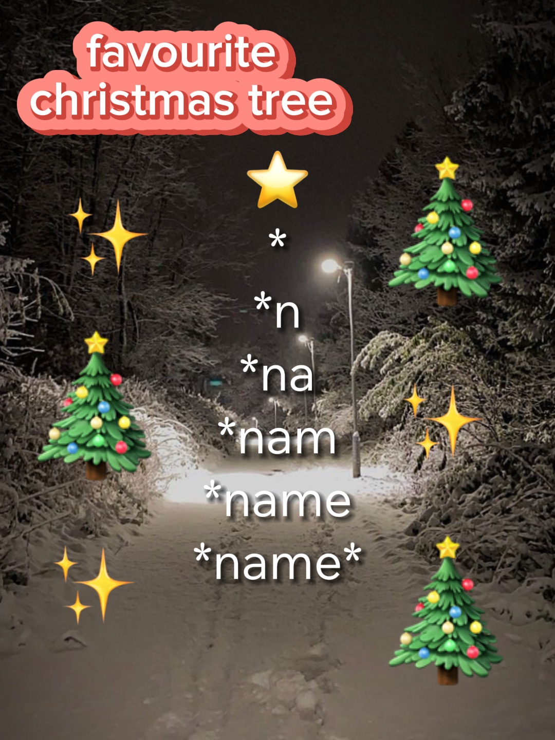 Nombre del árbol 🩷