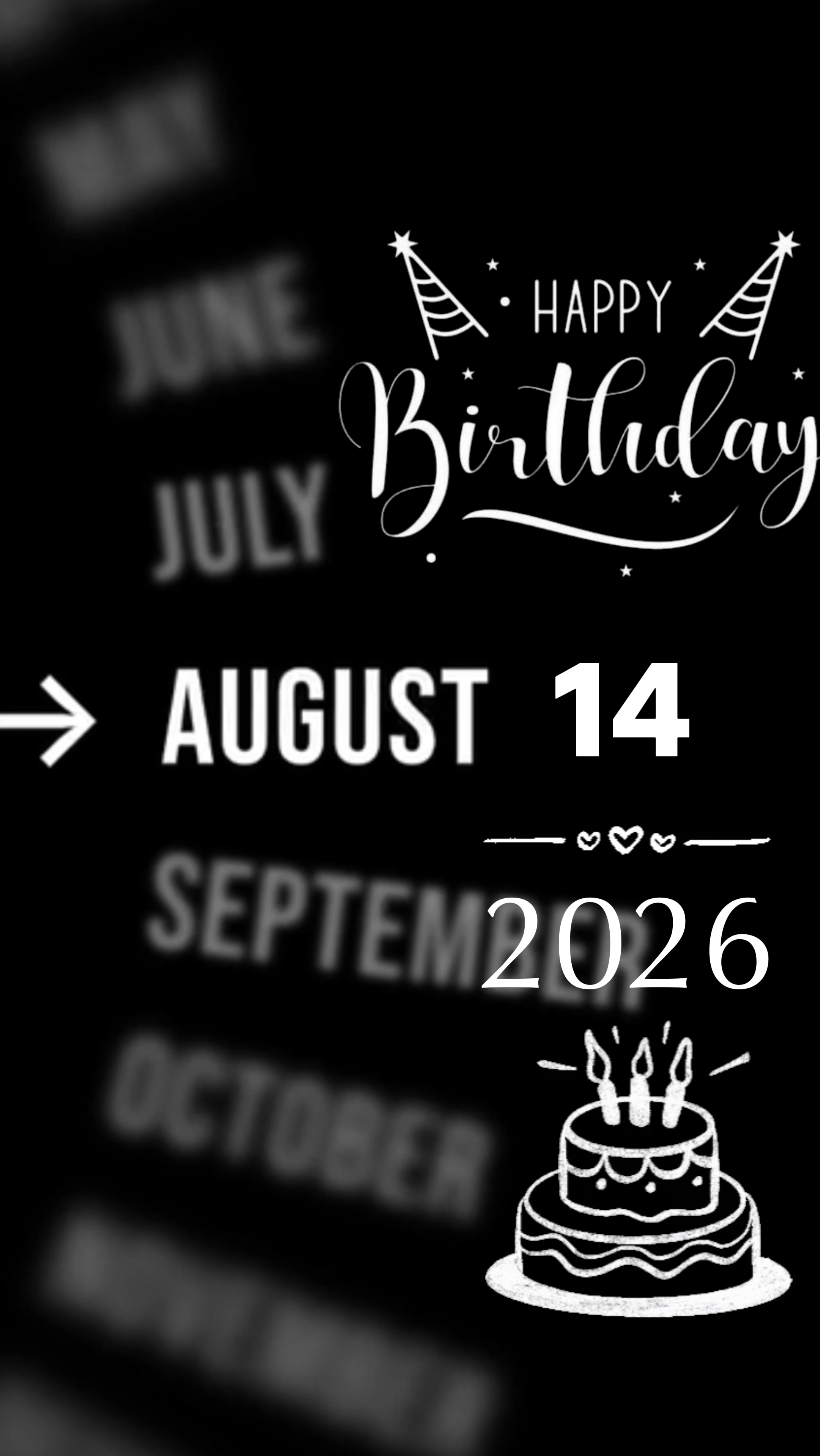 Birthday 14 AUGUST 