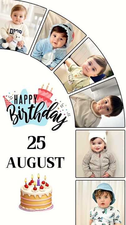HBD SON 25 AUGUST 