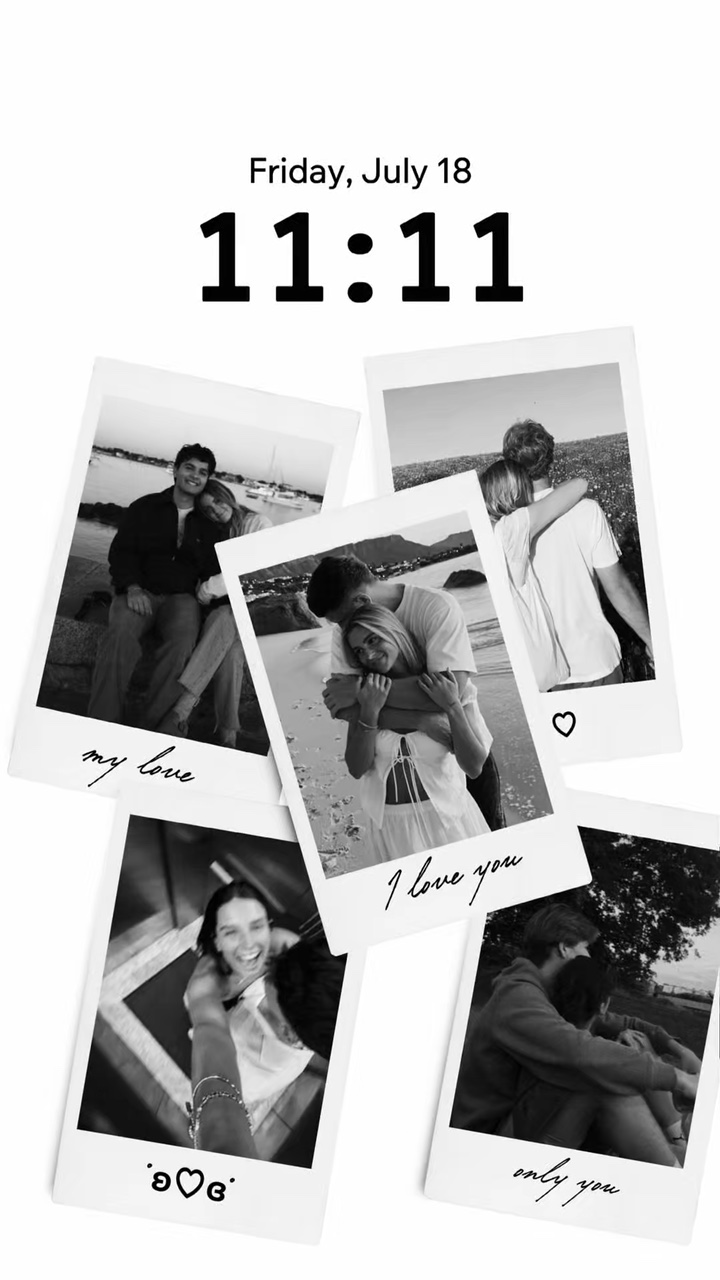 polaroid kertas dinding