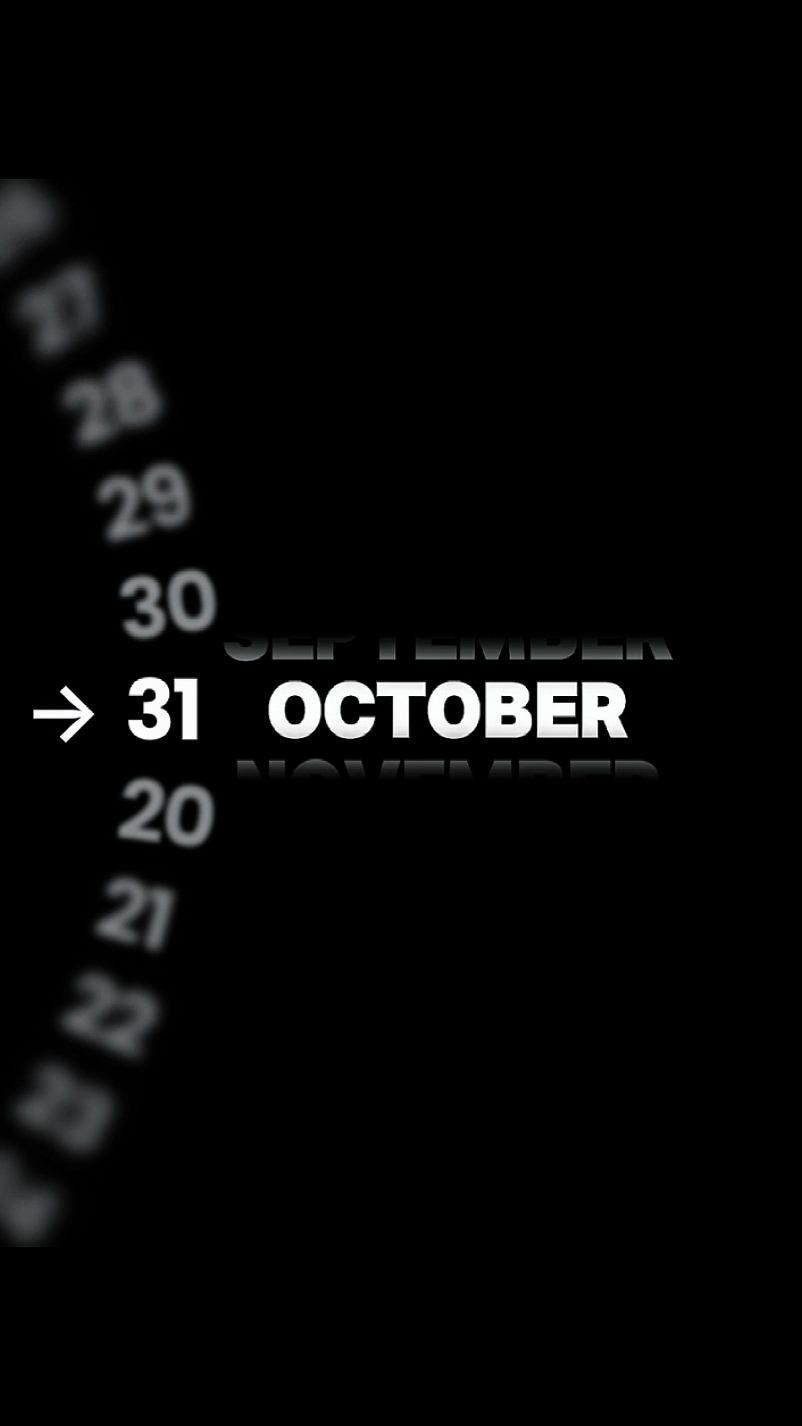 BIRTHDAY 31 OCTOBER 