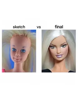 Sketch vs Final