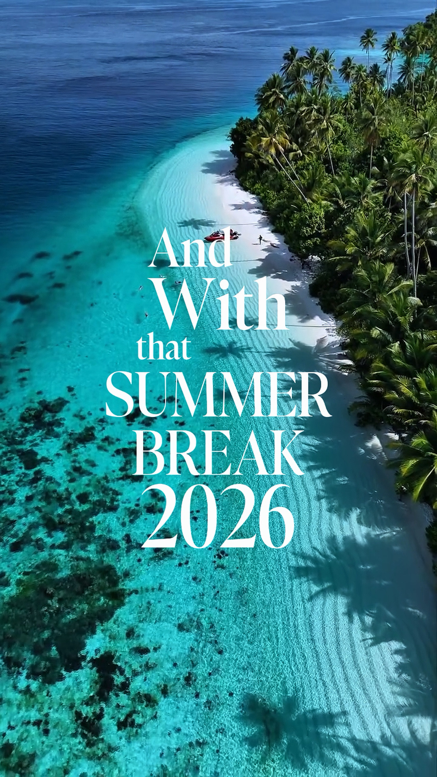 Vacaciones de verano 2026