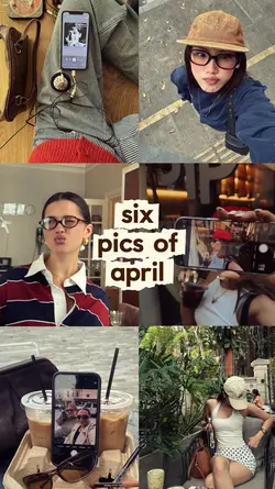 six pics of april