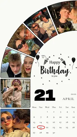 21 APRIL BIRTHDAY