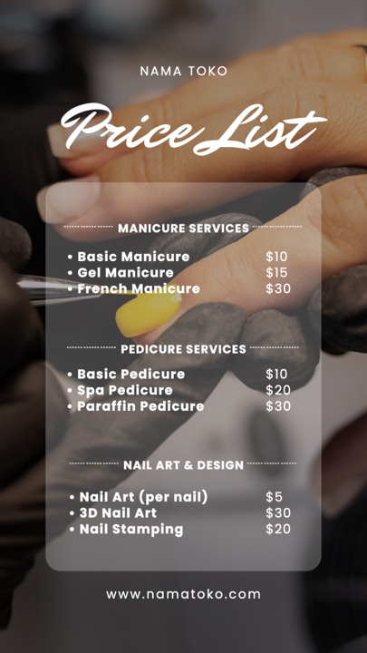 pricelist