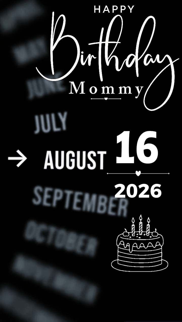 FELIZ CUMPLEAÑOS MAMÁ 16 DE AGOSTO
