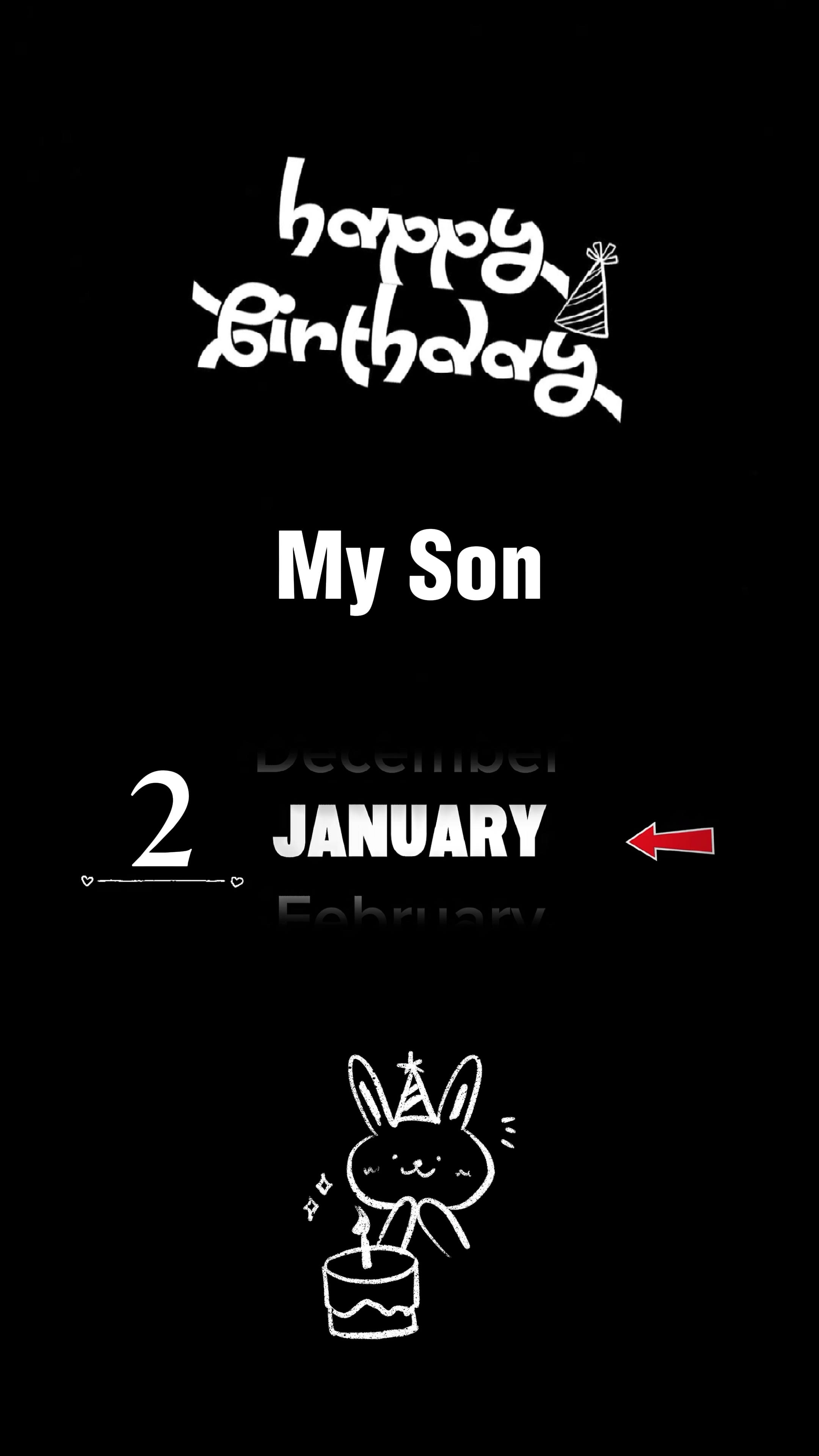 Hbd 2 de janeiro Filho