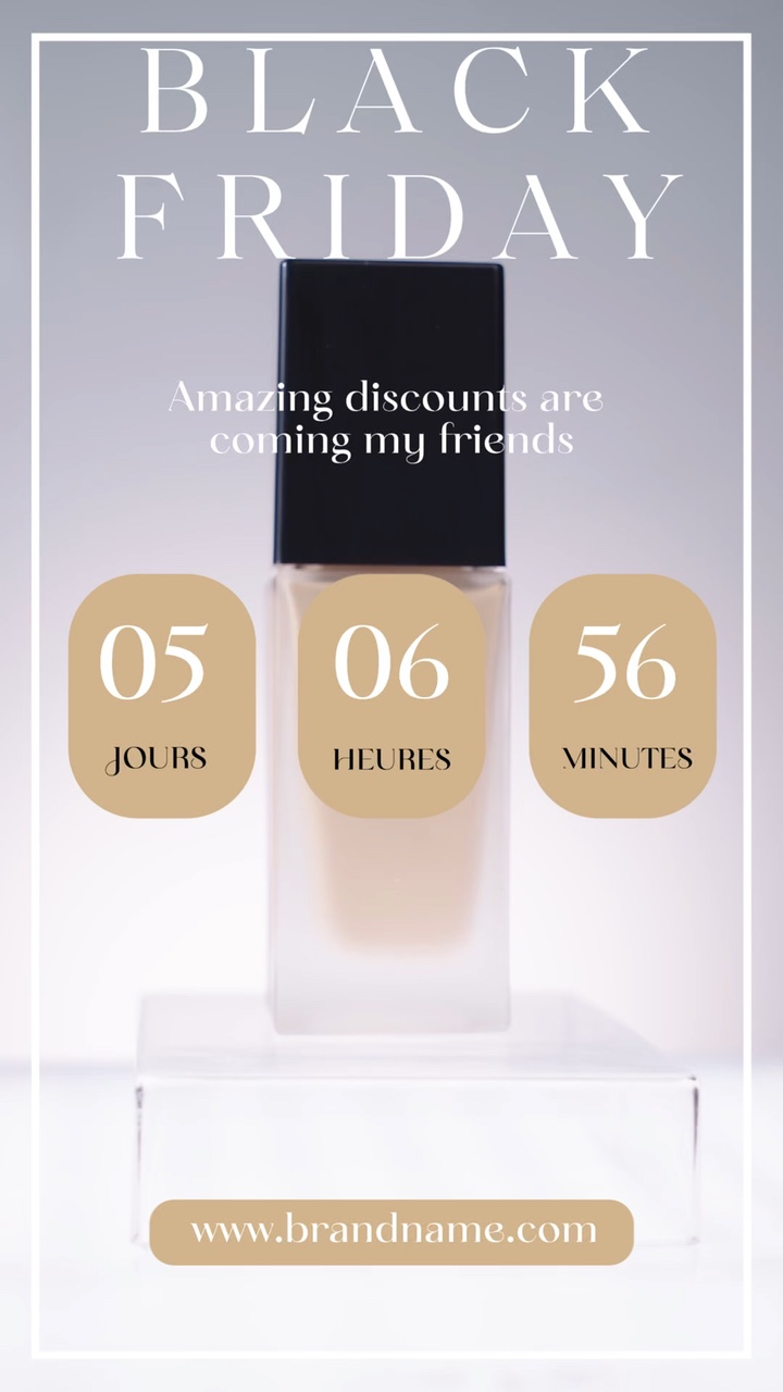 Black Friday.Cosmetic Industry.Skin Care. Iklan Platform TikTok