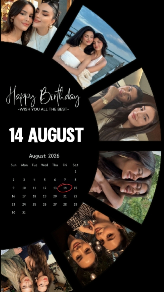 HBD 14 AUGUST 2026