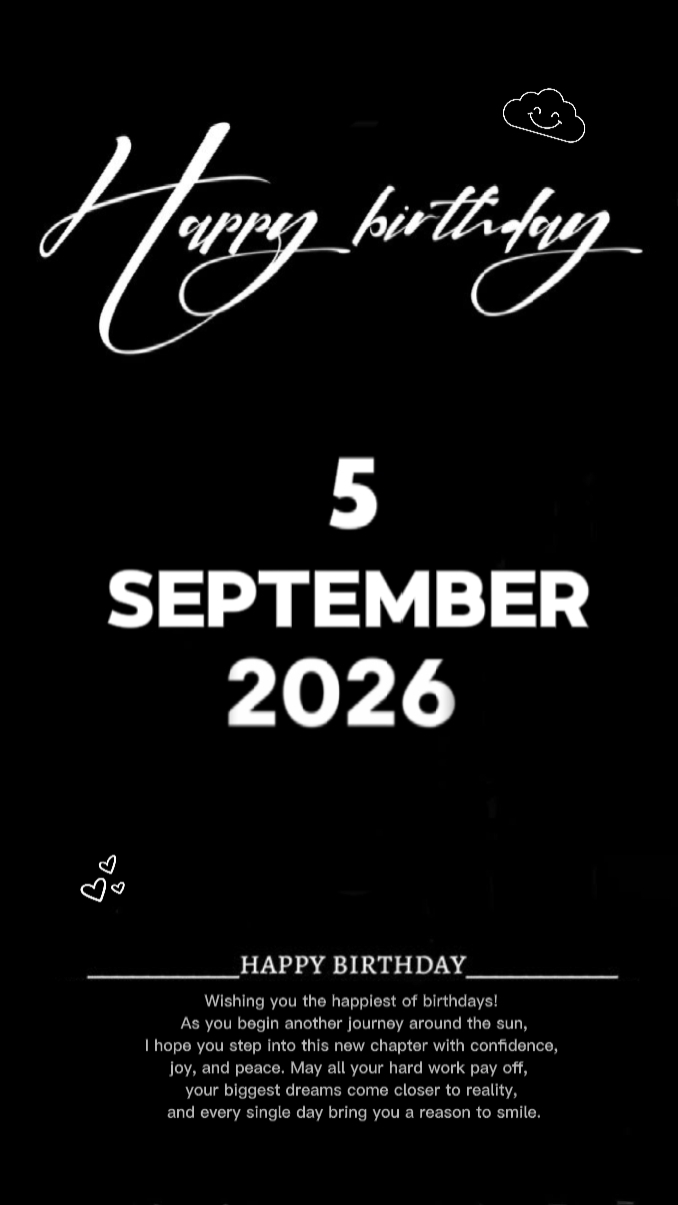 ULANG TAHUN 5 SEPTEMBER 