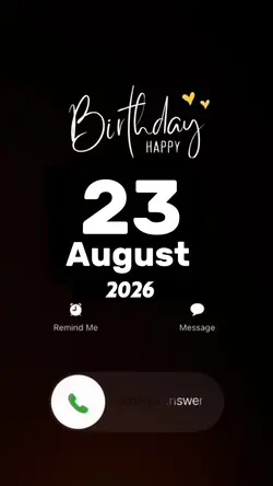 Hbd 23 August 2026