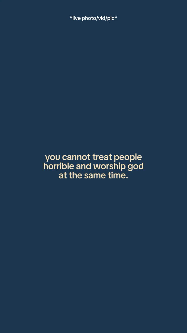 Youcannottreatpeople