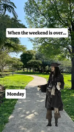 the weekend is over