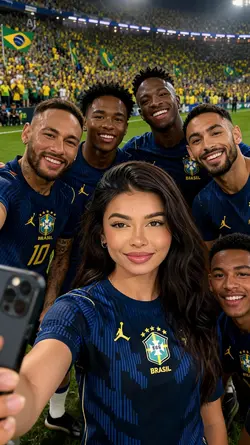 Selfie jogo Brasil