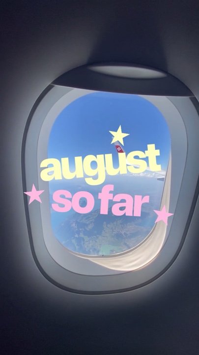 AUGUST SO FAR