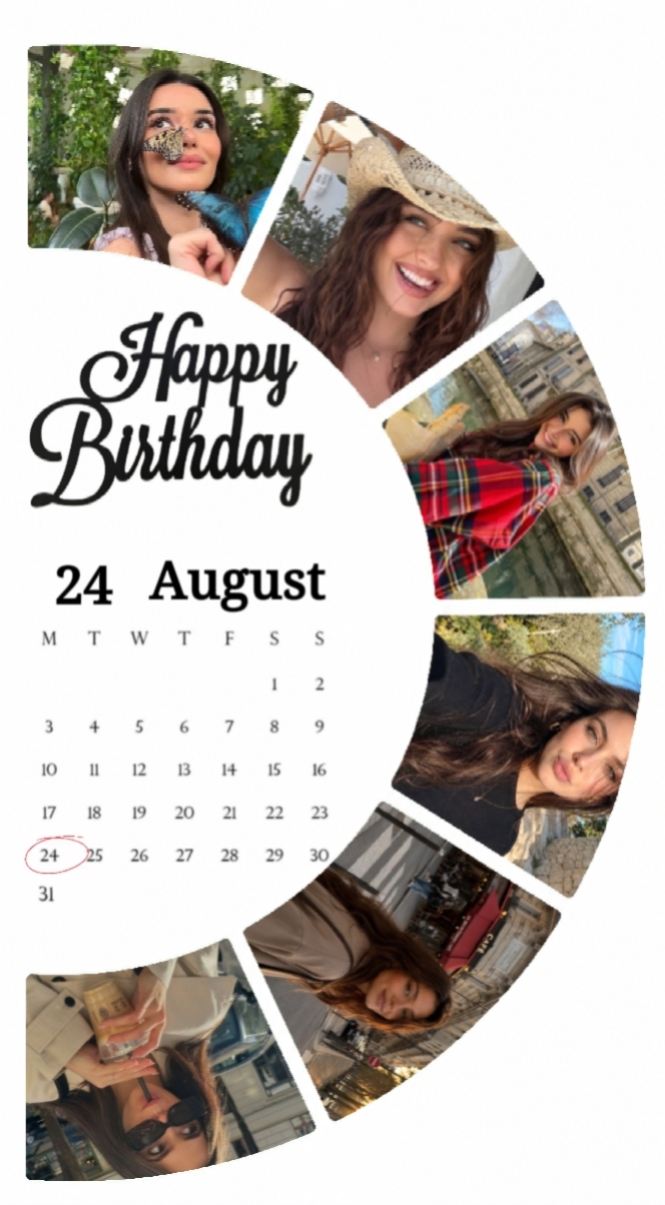 Modelo de aniversário