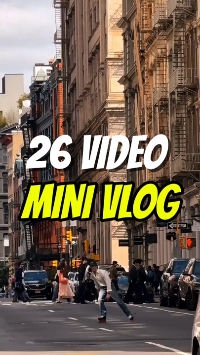 MINIVLOG DE 26 VÍDEOS 