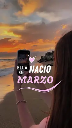Ella nació en Marzo