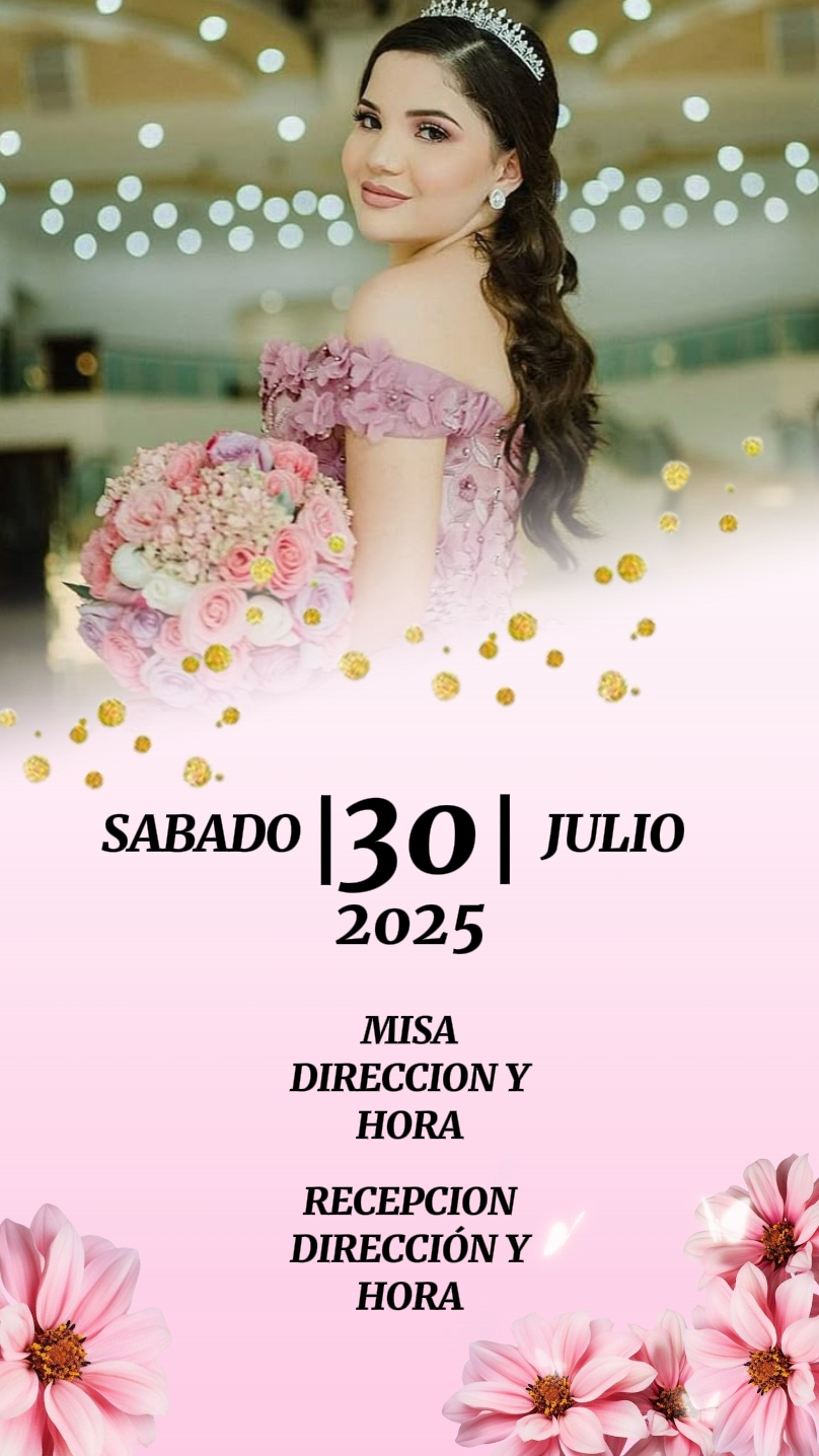 Invitacion 15 años 