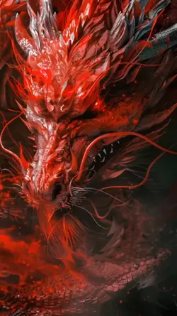 dragon rouge