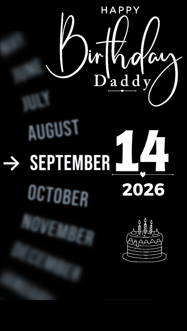 bday daddy 14 sept