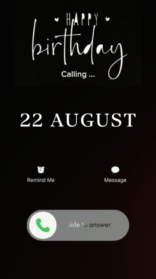 HBD 22 AUGUST