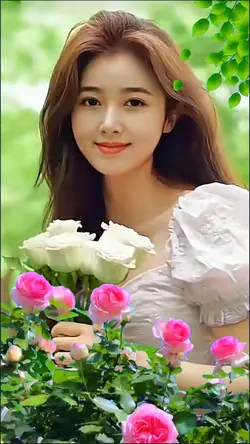 Among the flowers