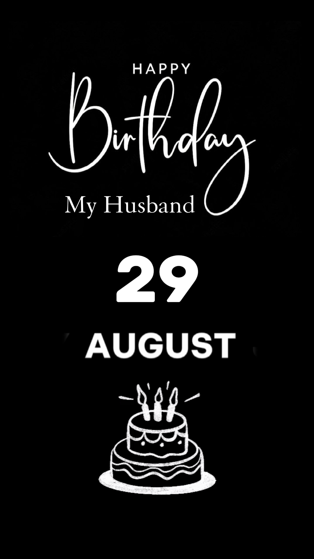birthday my Husband 