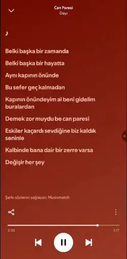 Şarkı: Can Paresi