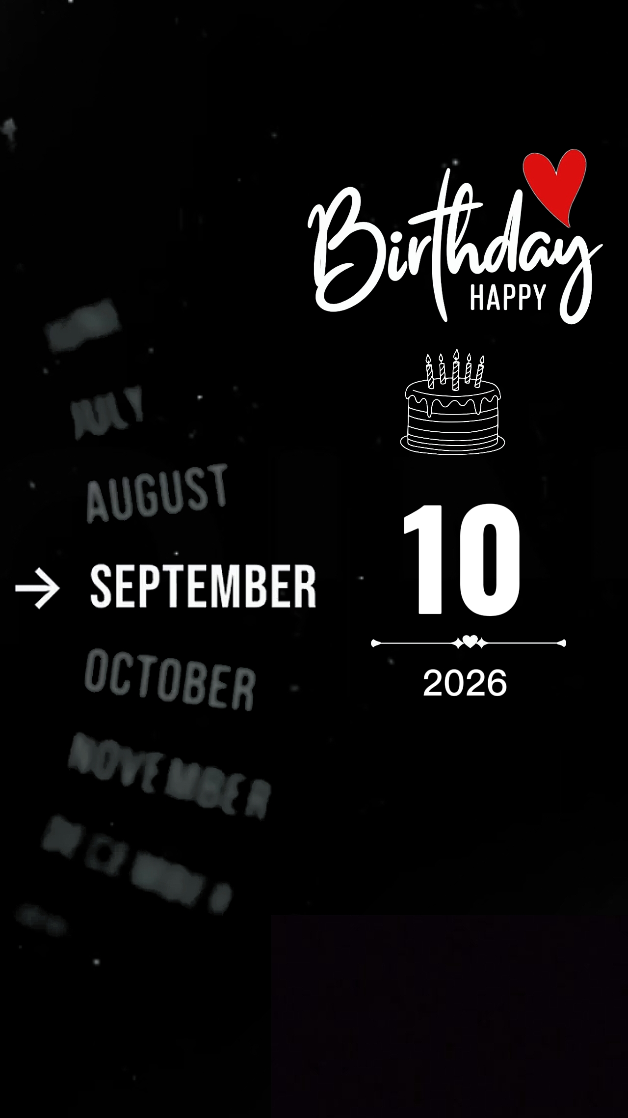 Birthday 10 SEPT 