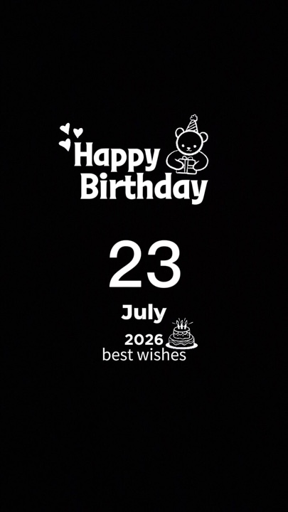 Hbd 23 juillet 2026
