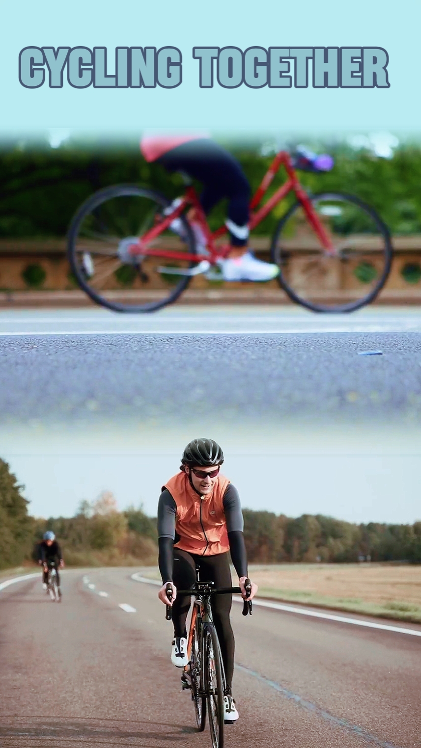 cycling together