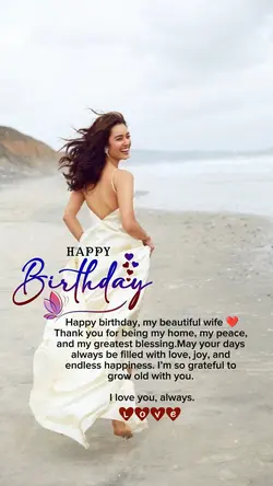 HAPPY BIRTHDAY WIFE