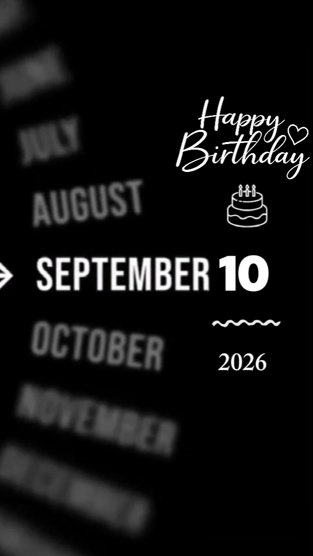 HBDY BABY 10 SEPTEMB